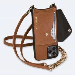 Bandolier 2021 SS Plain Leather IPhone 8 IPhone 8 Plus IPhone X IPhone XS For Women Sienna/gold X Iphone 12 Mini -Bandolier Online Shop org 2947