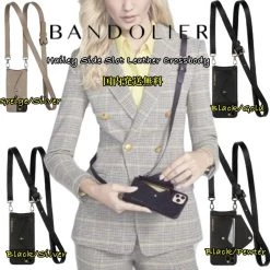 Bandolier Plain Leather Logo Smart Phone Cases For Women Blue (stock Check Required) X Iphone Xs/xs Max