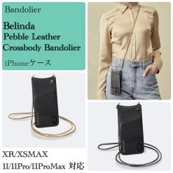Bandolier Chain Plain Leather IPhone XS Max IPhone XR Logo For Women Black/gold X Iphone 12/12pro