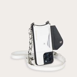 Bandolier 2022-23FW Leather Logo IPhone 13 IPhone 13 Pro IPhone 13 Pro Max For Women White/silver X Iphone 13 -Bandolier Online Shop org 3068