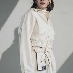 Bandolier Plain Leather IPhone 8 IPhone 8 Plus IPhone X IPhone XS For Women Ivory/gold X Iphone13 Pro Max -Bandolier Online Shop org 3094