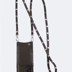 Bandolier SARAH Studded Street Style Leather IPhone 8 IPhone 8 Plus IPhone X For Women Black/gold X Iphone Xs Max -Bandolier Online Shop org 3119