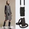 Bandolier Unisex Street Style Plain Leather IPhone 8 IPhone 8 Plus For Women Black/gold X Iphone 13 Pro