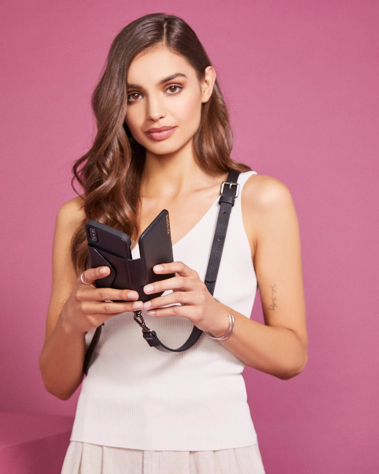 Bandolier Unisex Street Style Plain Leather IPhone 8 IPhone 8 Plus For Women Black/gold X Iphone 13 Pro 13 Bandolier Unisex Street Style Plain Leather IPhone 8 IPhone 8 Plus For Women Black/gold X Iphone 13 Pro - Image 13