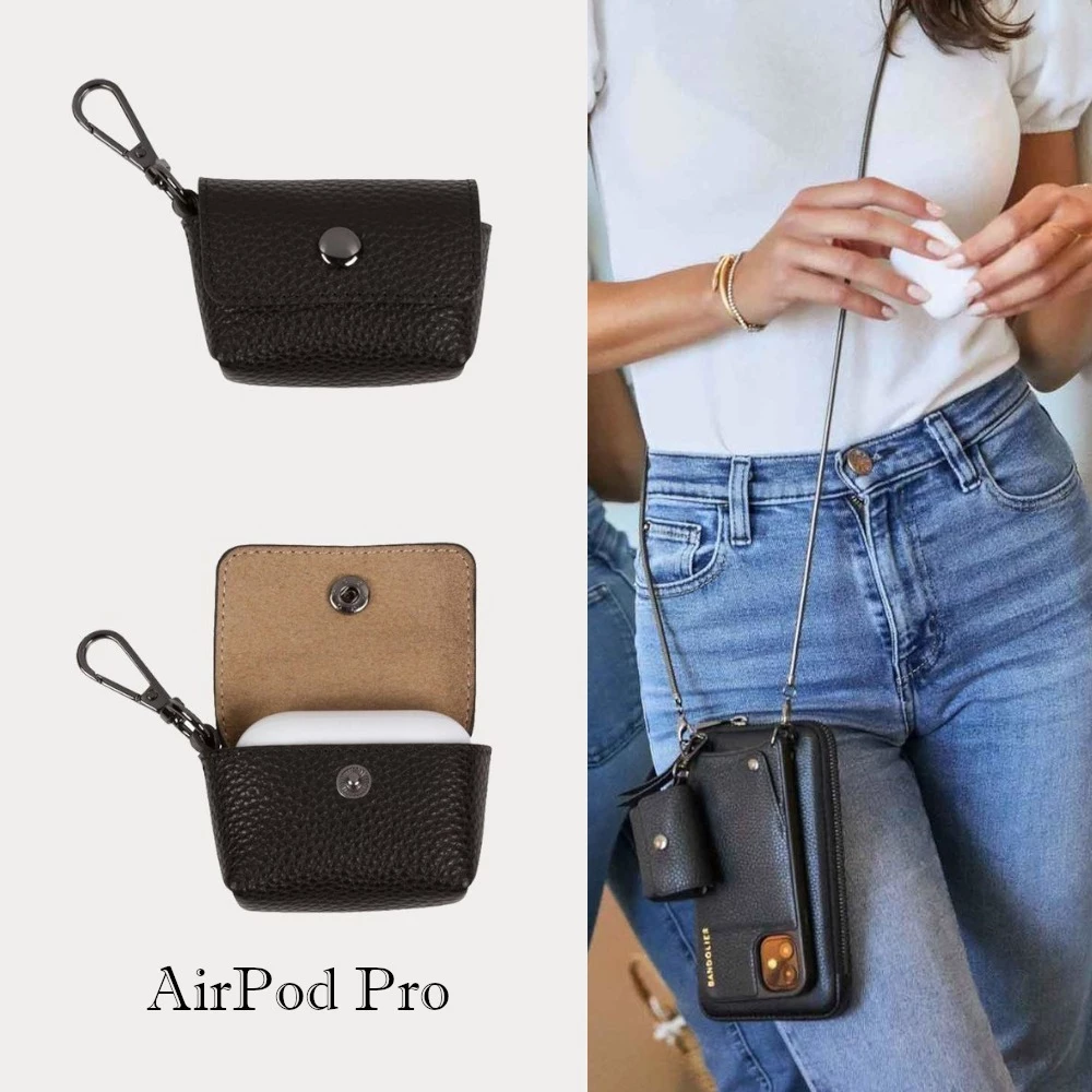 Bandolier Plain Leather Smart Phone Cases For Women Black/silver X Airpod Regular 7 Bandolier Plain Leather Smart Phone Cases For Women Black/silver X Airpod Regular - Image 7