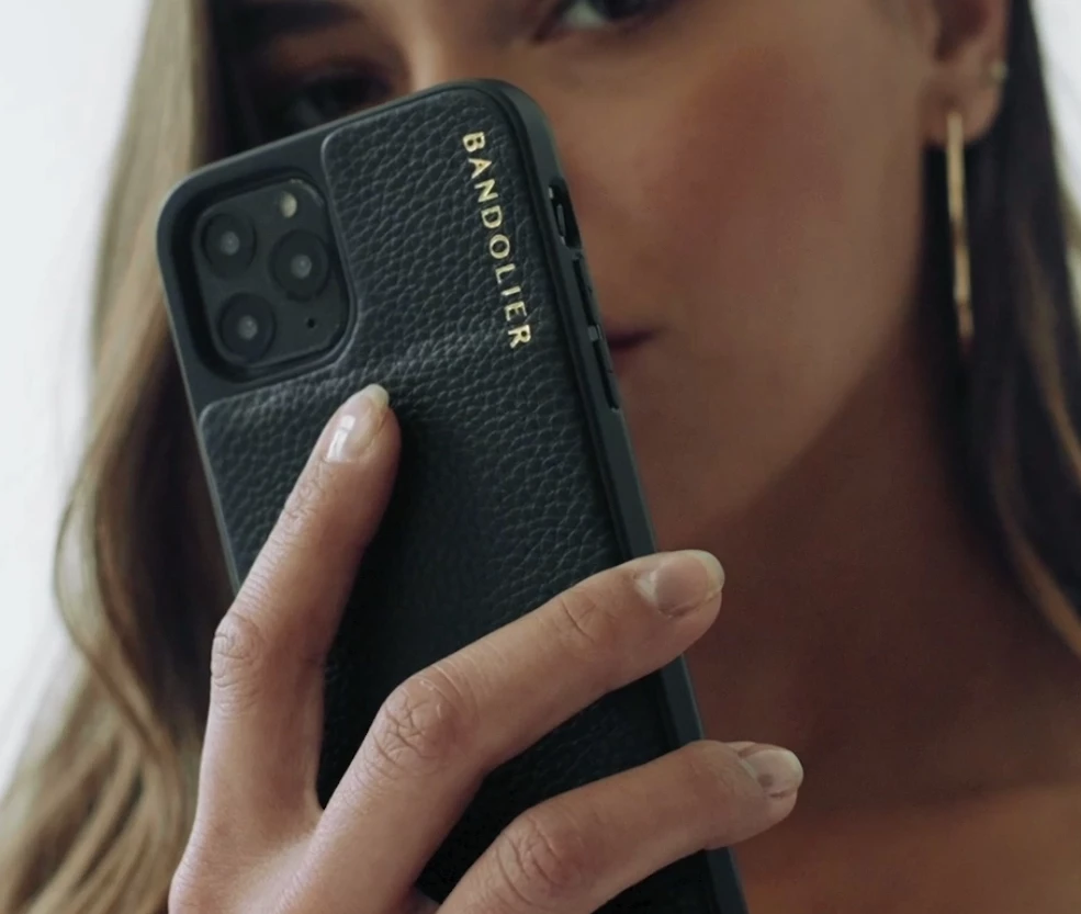 Bandolier Plain Leather IPhone 8 IPhone X IPhone XS IPhone XS Max For Women Black/pewter X Iphone 12 Pro Max 14 Bandolier Plain Leather IPhone 8 IPhone X IPhone XS IPhone XS Max For Women Black/pewter X Iphone 12 Pro Max - Image 14