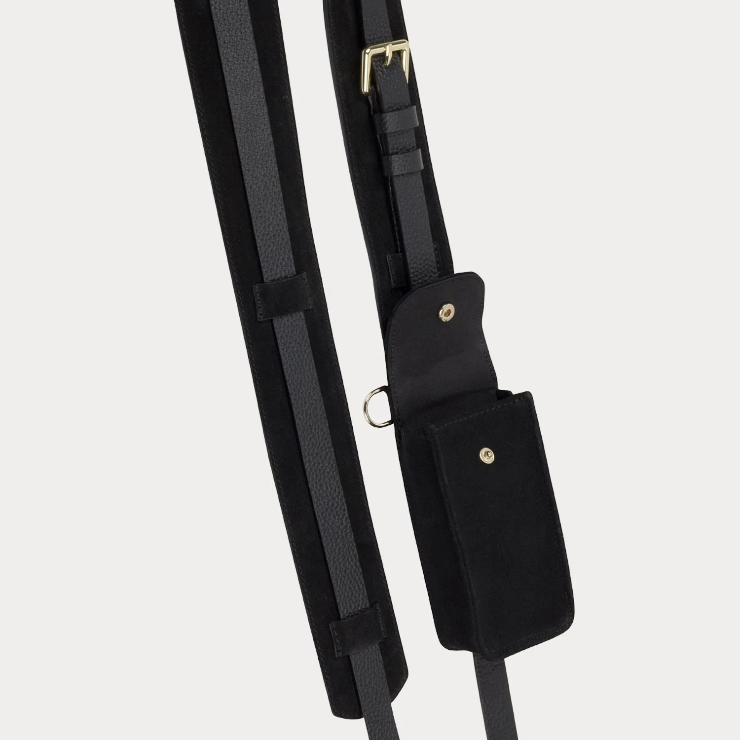 Bandolier Unisex Blended Fabrics Street Style Plain Leather Co-ord For Women Black/gold X Iphone 13 11 Bandolier Unisex Blended Fabrics Street Style Plain Leather Co-ord For Women Black/gold X Iphone 13 - Image 11