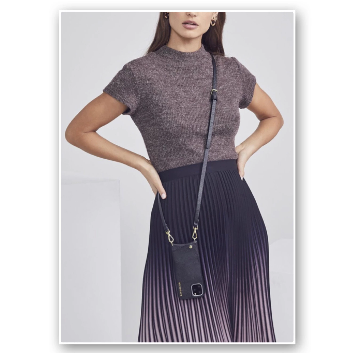 Bandolier 2019-20FW Unisex Plain Leather IPhone XS Max IPhone XR Logo For Women Black/pewter X Iphone Xsmax 7 Bandolier 2019-20FW Unisex Plain Leather IPhone XS Max IPhone XR Logo For Women Black/pewter X Iphone Xsmax - Image 7