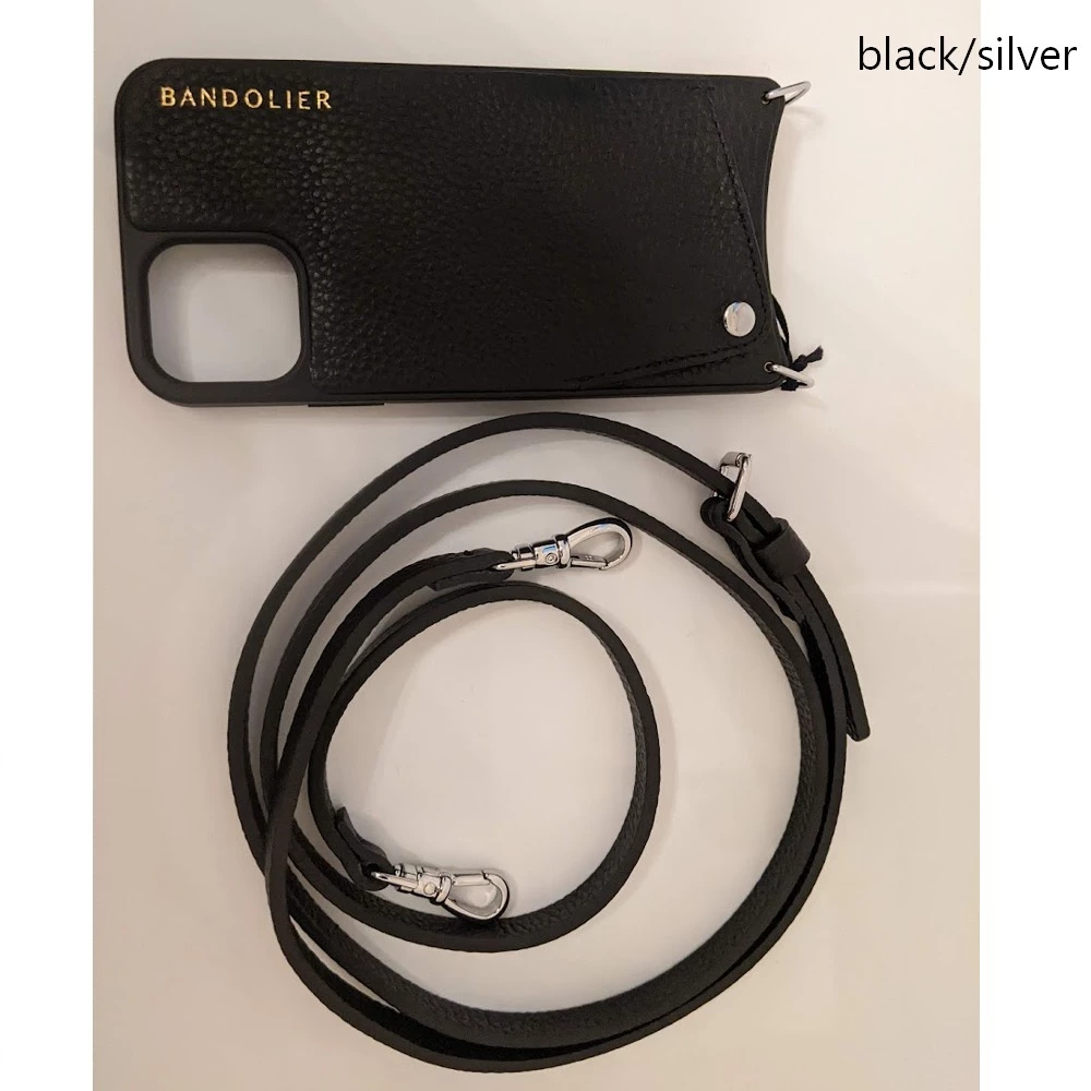 Bandolier 2019-20FW Unisex Plain Leather IPhone XS Max IPhone XR Logo For Women Black/pewter X Iphone Xsmax 8 Bandolier 2019-20FW Unisex Plain Leather IPhone XS Max IPhone XR Logo For Women Black/pewter X Iphone Xsmax - Image 8