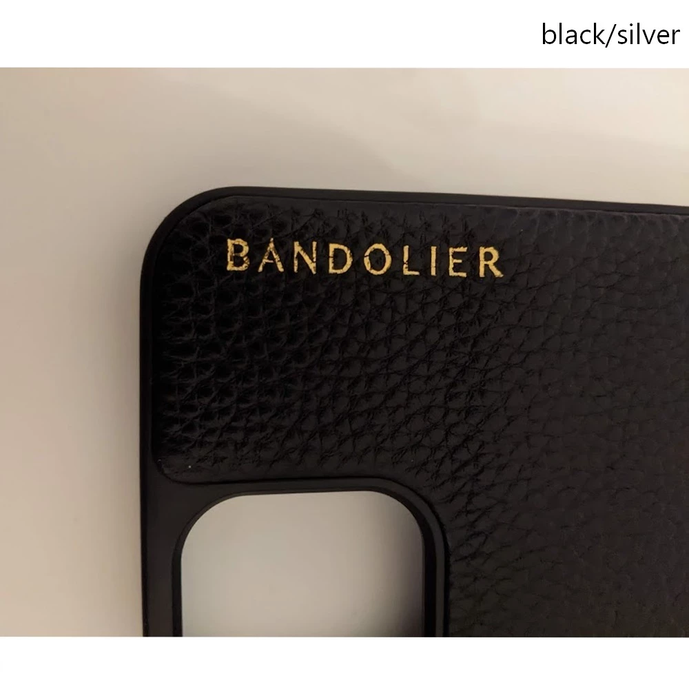Bandolier 2019-20FW Unisex Plain Leather IPhone XS Max IPhone XR Logo For Women Black/pewter X Iphone Xsmax 12 Bandolier 2019-20FW Unisex Plain Leather IPhone XS Max IPhone XR Logo For Women Black/pewter X Iphone Xsmax - Image 12