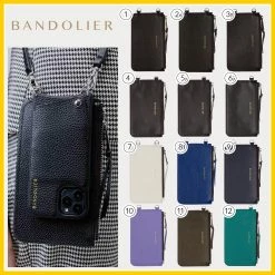 Bandolier 2020 Cruise Leather Smart Phone Cases For Women ⑪dark Olive/silver X One Size