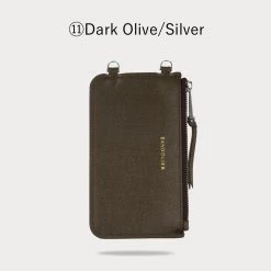 Bandolier 2020 Cruise Leather Smart Phone Cases For Women ⑪dark Olive/silver X One Size -Bandolier Online Shop org 3292