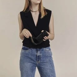 Bandolier Plain Leather IPhone 11 Pro IPhone 11 Pro Max IPhone 11 For Women Black/gold X Iphone12/12 Pro -Bandolier Online Shop org 3303