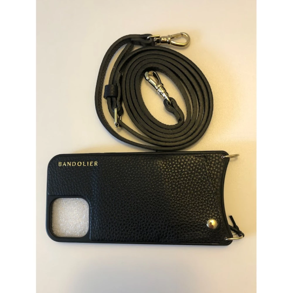 Bandolier EMMA 2020-21FW Plain Leather Logo Smart Phone Cases For Women Black/pewter X Iphone 12 Pro Max 12 Bandolier EMMA 2020-21FW Plain Leather Logo Smart Phone Cases For Women Black/pewter X Iphone 12 Pro Max - Image 12