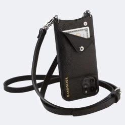 Bandolier EMMA 2020-21FW Plain Leather Logo Smart Phone Cases For Women Black/pewter X Iphone 12 Pro Max 34 Bandolier EMMA 2020-21FW Plain Leather Logo Smart Phone Cases For Women Black/pewter X Iphone 12 Pro Max -Bandolier Online Shop org 3343