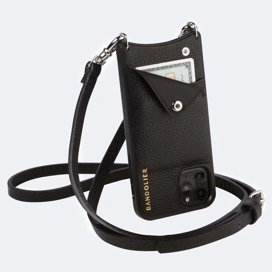 Bandolier EMMA 2020-21FW Plain Leather Logo Smart Phone Cases For Women Black/pewter X Iphone 12 Pro Max 15 Bandolier EMMA 2020-21FW Plain Leather Logo Smart Phone Cases For Women Black/pewter X Iphone 12 Pro Max - Image 15
