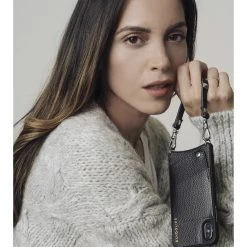 Bandolier SARAH Unisex Street Style Plain Leather IPhone 8 IPhone 8 Plus For Women Domestic Shipping +1000 Metal Fittings Silver X One Size -Bandolier Online Shop org 3356