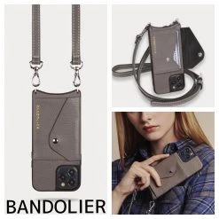Bandolier Smart Phone Cases For Women Gray ※ Stock Confirmation Required ※ X Iphone 11 Pro