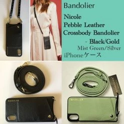 Bandolier Plain Leather IPhone XS Max IPhone XR Logo IPhone 11 Pro For Women Black/gold X Iphone 12/12 Pro