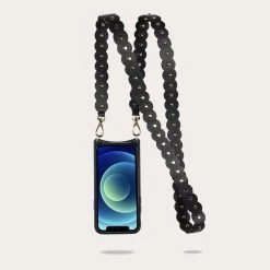 Bandolier Studded Plain Leather Logo IPhone 13 IPhone 13 Pro For Women Black/gold X Iphone 13 Pro -Bandolier Online Shop org 3450