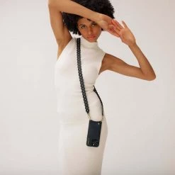 Bandolier Studded Plain Leather Logo IPhone 13 IPhone 13 Pro For Women Black/gold X Iphone 13 Pro -Bandolier Online Shop org 3453