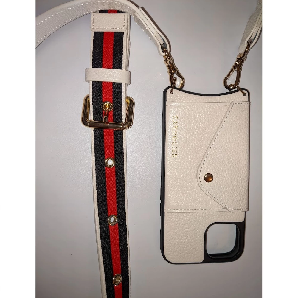 Bandolier Plain Leather IPhone 13 IPhone 13 Mini IPhone 13 Pro For Women Ivory/gold X Iphone 13 Mini 7 Bandolier Plain Leather IPhone 13 IPhone 13 Mini IPhone 13 Pro For Women Ivory/gold X Iphone 13 Mini - Image 7