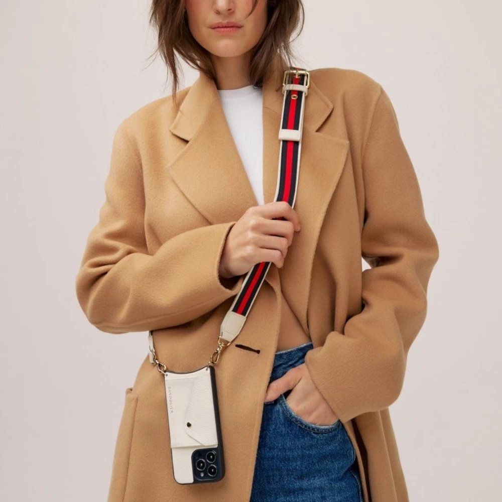 Bandolier Plain Leather IPhone 13 IPhone 13 Mini IPhone 13 Pro For Women Ivory/gold X Iphone 13 Mini 8 Bandolier Plain Leather IPhone 13 IPhone 13 Mini IPhone 13 Pro For Women Ivory/gold X Iphone 13 Mini - Image 8