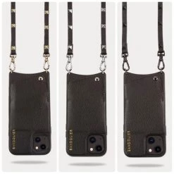 Bandolier Plain Leather IPhone 8 IPhone X IPhone XS IPhone XS Max For Women Black/silver X Iphone 13 Mini -Bandolier Online Shop org 3515