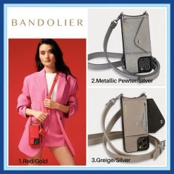 Bandolier 2022-23FW Leather IPhone 8 IPhone 8 Plus IPhone X IPhone XS For Women 1.red/gold X Iphone 12 / 12 Pro