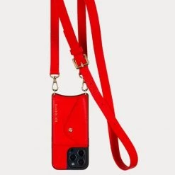 Bandolier 2022-23FW Leather IPhone 8 IPhone 8 Plus IPhone X IPhone XS For Women 1.red/gold X Iphone 12 / 12 Pro -Bandolier Online Shop org 3542