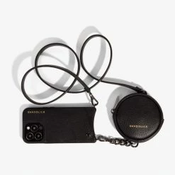 Bandolier Unisex Street Style Plain Leather Co-ord Logo IPhone 13 For Women Black/pewter X Iphone 12 Mini 19 Bandolier Unisex Street Style Plain Leather Co-ord Logo IPhone 13 For Women Black/pewter X Iphone 12 Mini -Bandolier Online Shop org 3584