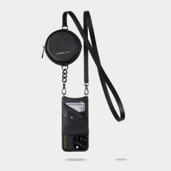 Bandolier Unisex Street Style Plain Leather Co-ord Logo IPhone 13 For Women Black/pewter X Iphone 12 Mini 20 Bandolier Unisex Street Style Plain Leather Co-ord Logo IPhone 13 For Women Black/pewter X Iphone 12 Mini -Bandolier Online Shop org 3585