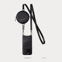 Bandolier Unisex Street Style Plain Leather Co-ord Logo IPhone 13 For Women Black/pewter X Iphone 12 Mini 22 Bandolier Unisex Street Style Plain Leather Co-ord Logo IPhone 13 For Women Black/pewter X Iphone 12 Mini -Bandolier Online Shop org 3587