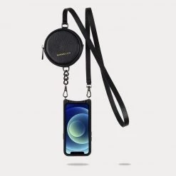 Bandolier Unisex Street Style Plain Leather Co-ord Logo IPhone 13 For Women Black/pewter X Iphone 12 Mini 23 Bandolier Unisex Street Style Plain Leather Co-ord Logo IPhone 13 For Women Black/pewter X Iphone 12 Mini -Bandolier Online Shop org 3588