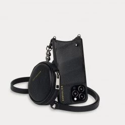 Bandolier Unisex Street Style Plain Leather Co-ord Logo IPhone 13 For Women Black/pewter X Iphone 12 Mini 25 Bandolier Unisex Street Style Plain Leather Co-ord Logo IPhone 13 For Women Black/pewter X Iphone 12 Mini -Bandolier Online Shop org 3590