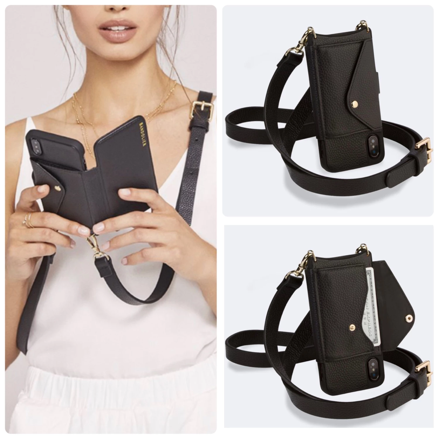 Bandolier 2019-20FW Plain IPhone XS Max IPhone XR Logo IPhone 11 Pro For Women Black/silver X Iphone 13 Pro 9 Bandolier 2019-20FW Plain IPhone XS Max IPhone XR Logo IPhone 11 Pro For Women Black/silver X Iphone 13 Pro - Image 9