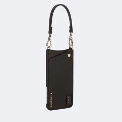Bandolier 2019 SS Plain Leather IPhone 8 IPhone 8 Plus IPhone X IPhone XS For Women Black/pewter X One Size -Bandolier Online Shop org 3649