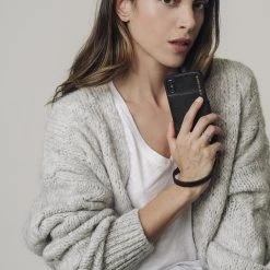 Bandolier 2019 SS Plain Leather IPhone 8 IPhone 8 Plus IPhone X IPhone XS For Women Black/pewter X One Size -Bandolier Online Shop org 3652