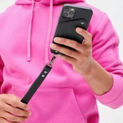 Bandolier Plain Leather IPhone XS Max IPhone XR Logo IPhone 11 Pro For Men Black/pewter X Iphone Xr -Bandolier Online Shop org 3694