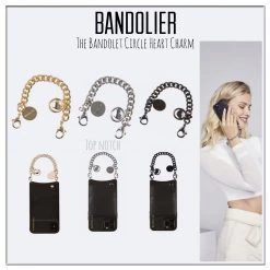 Bandolier 2021 SS Heart Unisex Street Style Chain Plain IPhone 8 IPhone 8 Plus For Women Pewter X One Size