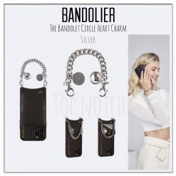 Bandolier 2021 SS Heart Unisex Street Style Chain Plain IPhone 8 IPhone 8 Plus For Women Pewter X One Size -Bandolier Online Shop org 3698