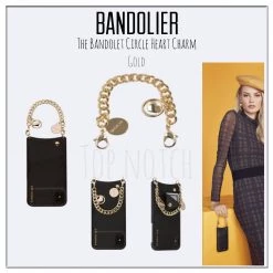 Bandolier 2021 SS Heart Unisex Street Style Chain Plain IPhone 8 IPhone 8 Plus For Women Pewter X One Size -Bandolier Online Shop org 3699