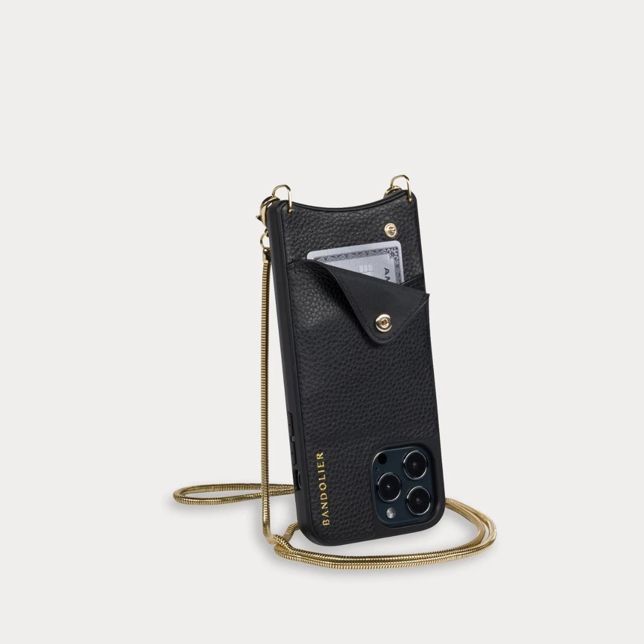 Bandolier Unisex Chain Plain Leather IPhone 8 IPhone 8 Plus IPhone X For Women Black/gold X Iphone Xs / X 15 Bandolier Unisex Chain Plain Leather IPhone 8 IPhone 8 Plus IPhone X For Women Black/gold X Iphone Xs / X - Image 15