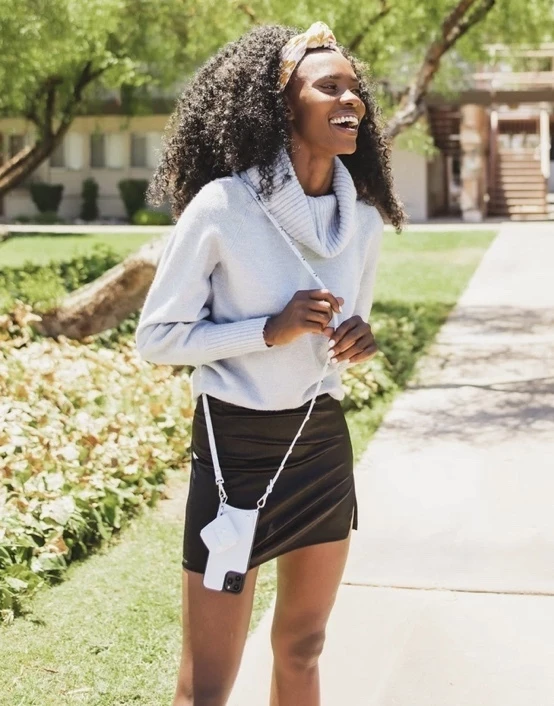 Bandolier Plain Leather Logo Smart Phone Cases For Women Taupe/silver (stock Check Required) X Iphone 11 Promax 2 Bandolier Plain Leather Logo Smart Phone Cases For Women Taupe/silver (stock Check Required) X Iphone 11 Promax - Image 2