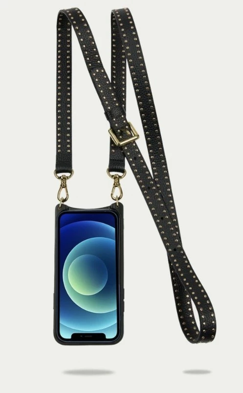 Bandolier Plain Leather Logo IPhone 13 IPhone 13 Mini IPhone 13 Pro For Women Black X Iphone13 5 Bandolier Plain Leather Logo IPhone 13 IPhone 13 Mini IPhone 13 Pro For Women Black X Iphone13 - Image 5