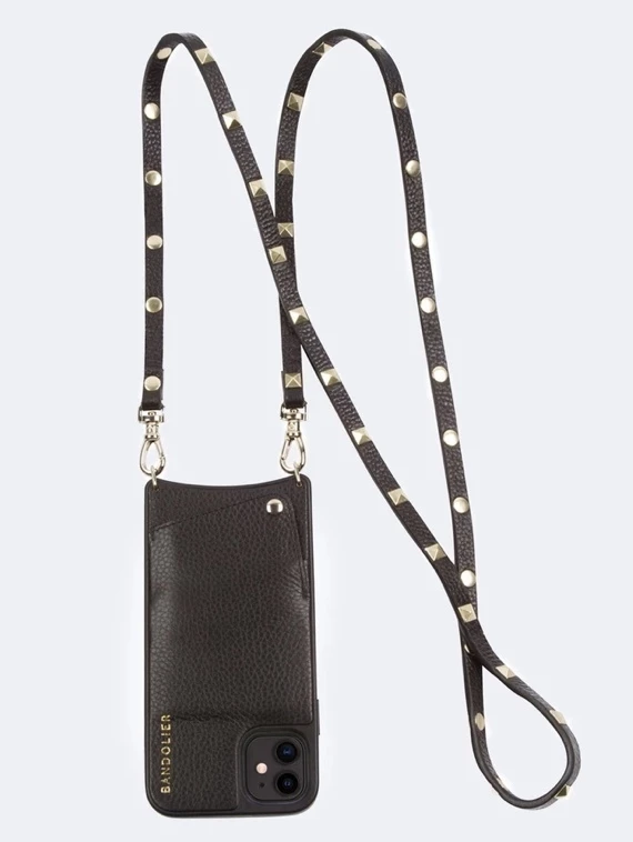 Bandolier Plain Leather Logo Smart Phone Cases For Women Taupe/silver (stock Check Required) X Iphone 11 Promax 6 Bandolier Plain Leather Logo Smart Phone Cases For Women Taupe/silver (stock Check Required) X Iphone 11 Promax - Image 6