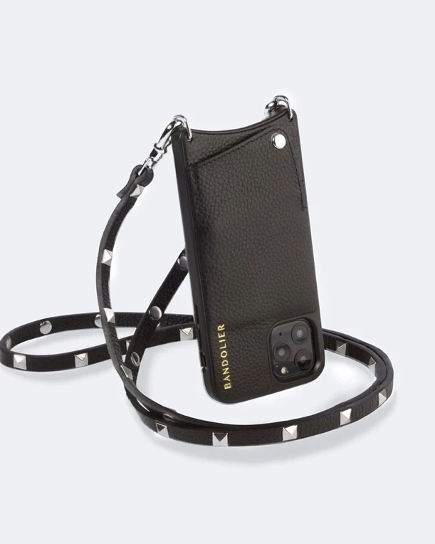 Bandolier Plain Leather Logo Smart Phone Cases For Women Taupe/silver (stock Check Required) X Iphone 11 Promax 9 Bandolier Plain Leather Logo Smart Phone Cases For Women Taupe/silver (stock Check Required) X Iphone 11 Promax - Image 9