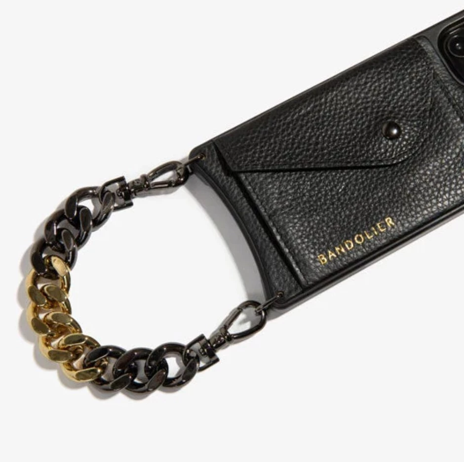 Bandolier Smart Phone Cases For Women Black/gold X One Size 3 Bandolier Smart Phone Cases For Women Black/gold X One Size - Image 3