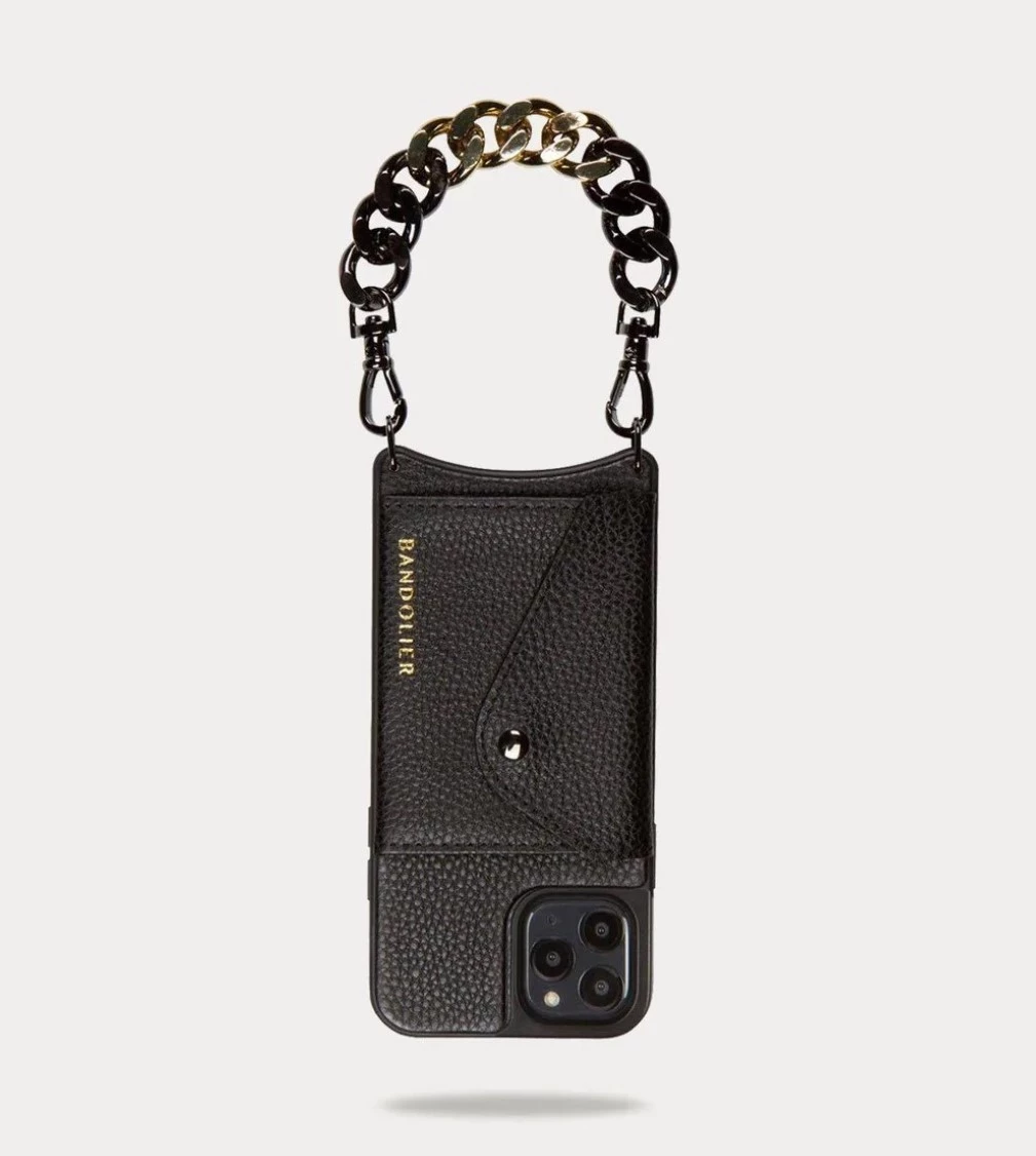 Bandolier Smart Phone Cases For Women Black/gold X One Size 4 Bandolier Smart Phone Cases For Women Black/gold X One Size - Image 4