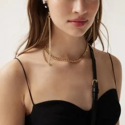 Bandolier Chain Tech Accessories For Women Black/gold X One Size -Bandolier Online Shop org 3806